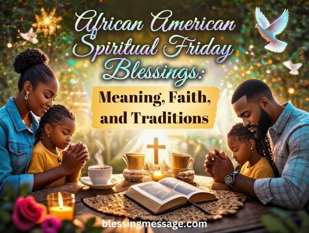 African American Spiritual Friday Blessings Meaning, Faith, and Traditions