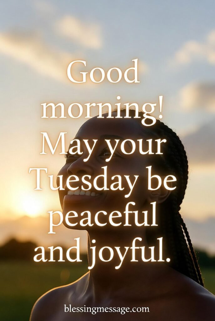 African American Tuesday Good Morning Blessings image