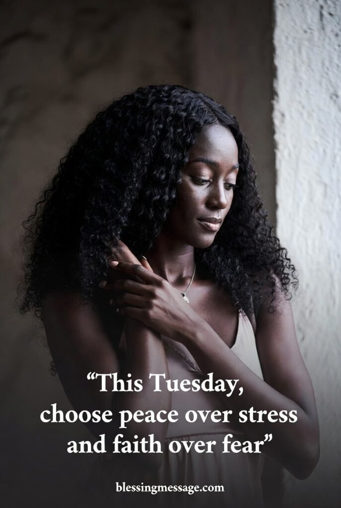 African American Tuesday Blessings image