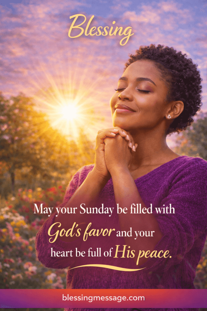 african american spiritual sunday blessings