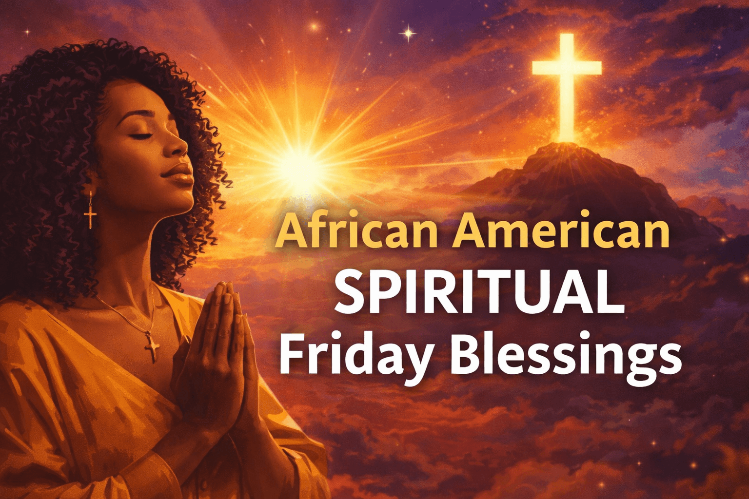 African American Spiritual Friday Blessings & Images