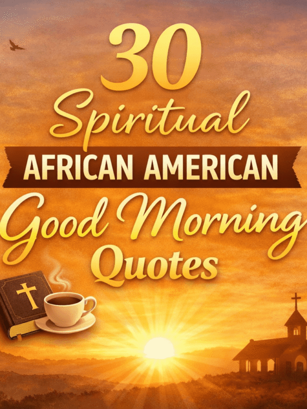 30 Spiritual African American Good Morning Quotes