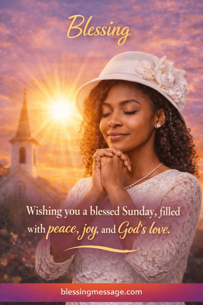 african american spiritual sunday blessings