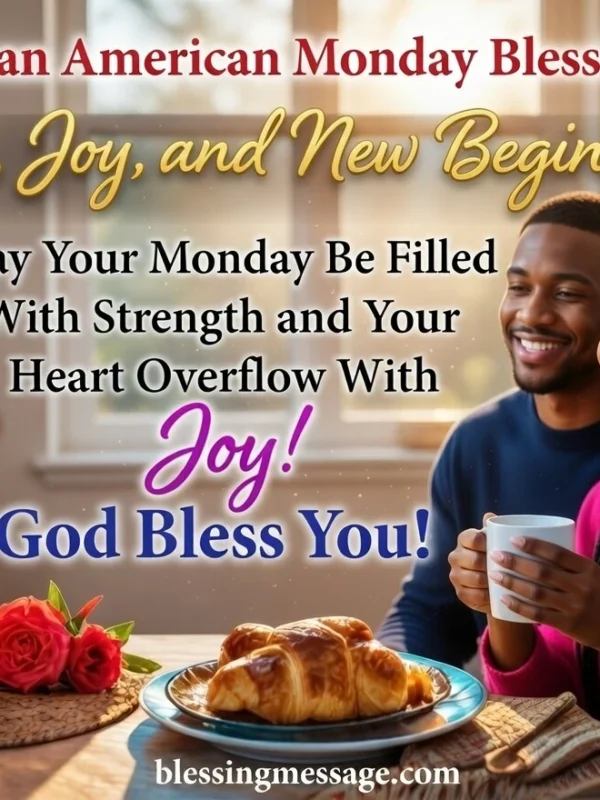 African American Monday Blessings: Spiritual Good Morning Messages to Start the Week